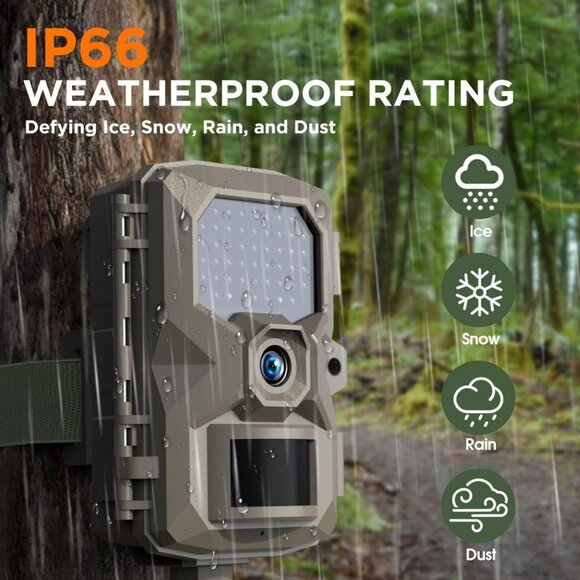 NEW 4K 48MP Game Camera with Night Vision 0.1s Trigger Motion Activated,130°Wide - Picture 4 of 6